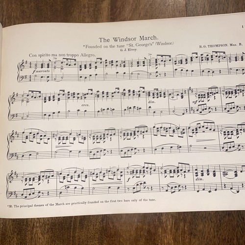 Antique Sheet Music Book. Sheet Music For Organ. The Reed Organ Treasury No. 1 - Picture 5 of 8