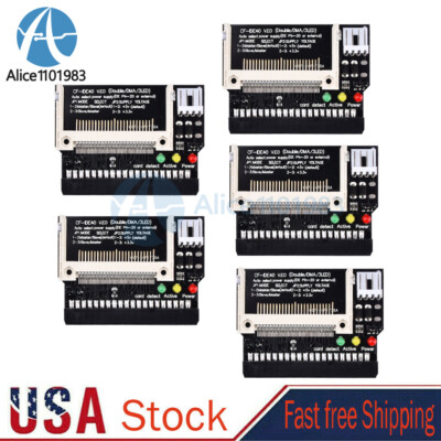 5X Compact Flash CF to 3.5 Female 40 Pin IDE Bootable Adapter Converter Card