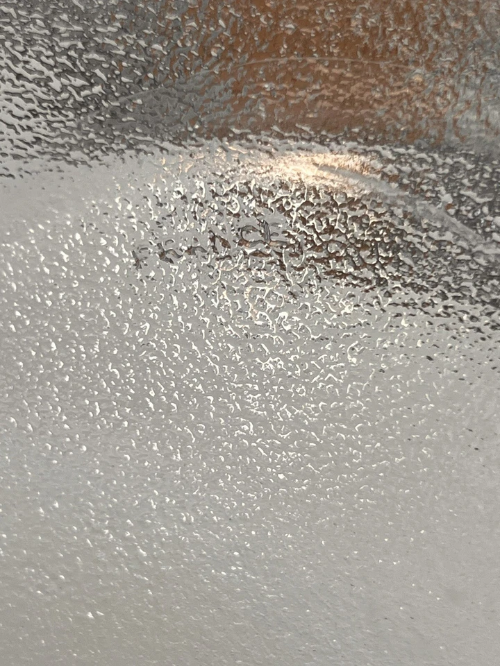 Vintage Chataignier Luminarc 9" Salad Serv Bowl Crystal D'Arques Floral France - Image 4 of 4