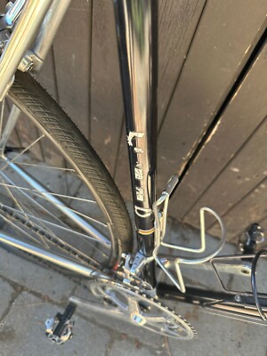 1980's Cilo / Vitus 979 road bike - black/silver full Dura-Ace 53