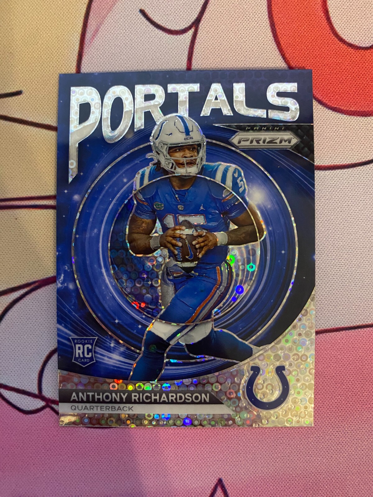 ANTHONY RICHARDSON 2023 PANINI PRIZM #PO5 PORTALS NO HUDDLE (RC)