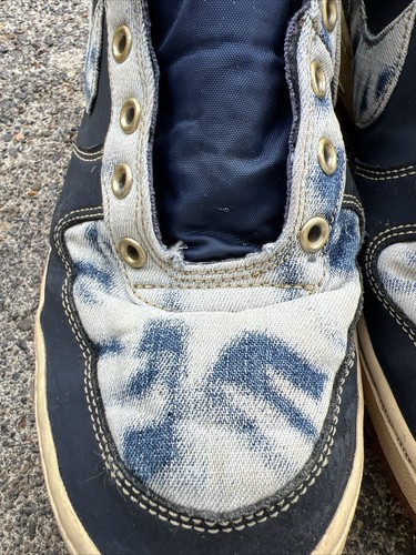 Nike Air Force 1 High '07 Denim Sneakers Mens Size 8 Navy 631039-400 - Picture 5 of 12