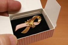 Avon Pin 1996 BETTER BREAST CARE RIBBON Unused In Box