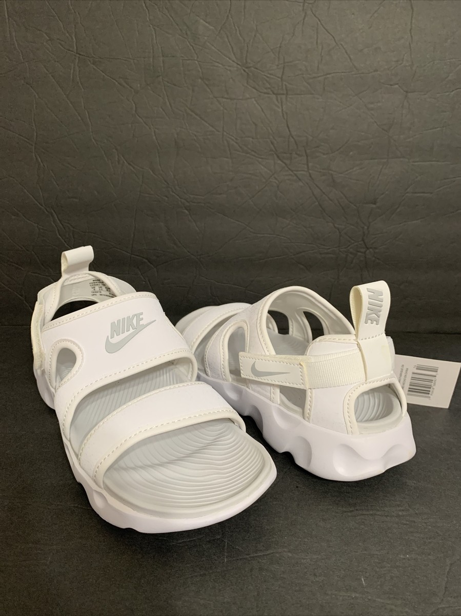 NIKE WMNS OWAYSIS SANDAL Sz 6 WHITE PURE PLATINUM NWT NO BOX