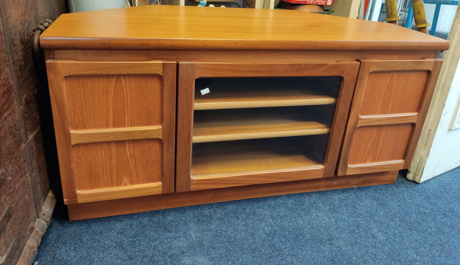 Vintage Nathan Furniture Classic Corner TV Unit eBay