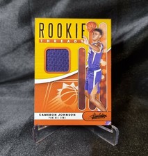 2019-20 PANINI ABSOLUTE MEMORABILIA CAMERON JOHNSON ROOKIE THREADS LEVEL 1 CARD