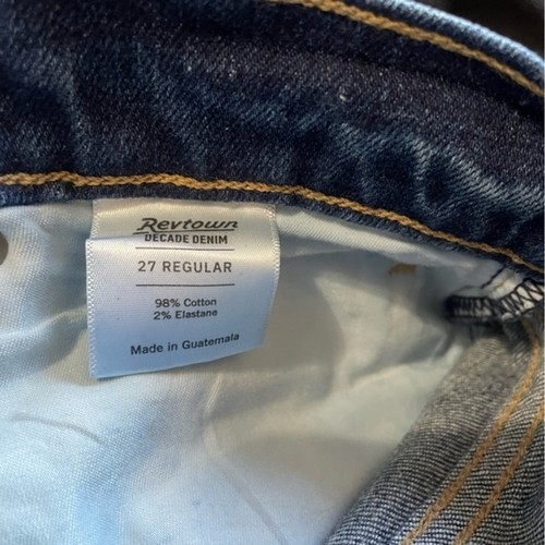 Revtown High Waist Denim Cut Off Shorts Raw Hem Size 27 Roller-skating Casual - Picture 6 of 9