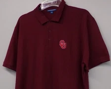 Oklahoma Sooners OU NCAA Mens Embroidered Polo Shirt XS-6X, LT-4XLT New