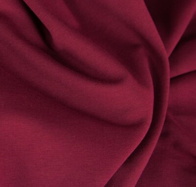 0,5m Eike, bordeaux, 937, Sweat gerauht (14,90 EUR/m)