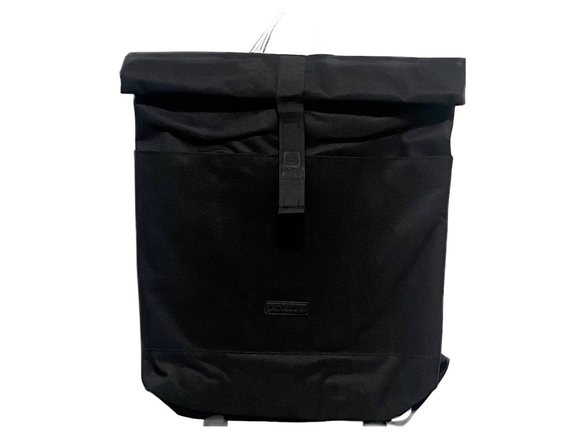 UCON ACROBATICS Medium HAJO Black Canvas Roll Top Backpack Clean 