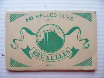 10 Belles Vues de Bruxelles Serie 2 Postkartenleporello