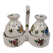CERAMICA D'ARTE BAFFONI GUBBIO MAIOLICA PORTA SALE PEPE SOPRAMMOBILE Vintage