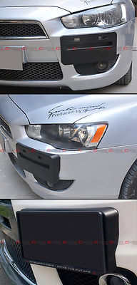 FOR 08-18 MITSUBISHI LANCER GTS EVO X FRONT BUMPER LICENSE PLATE