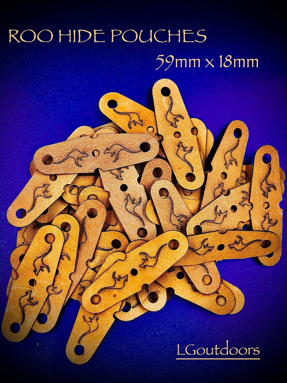 GENUINE KANGAROO CATAPULT SLINGSHOT POUCHES eBay