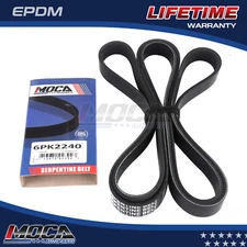 Serpentine Belt 6PK2240 fit Chevrolet Dodge Ford GMC Jeep Mazda Toyota