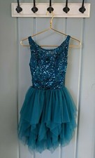 Weissman How Long Will I Love You LC Large Sequin Lace Tiered Tulle Dress Youth