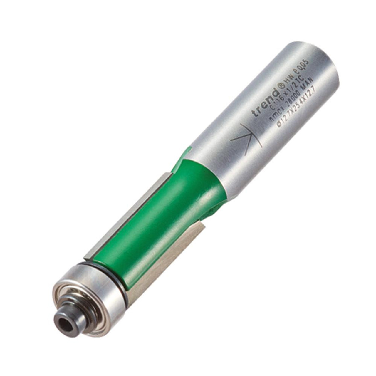 Trend C116X12TC 12.7mm x 25.4mm 12 Guided Trimmer