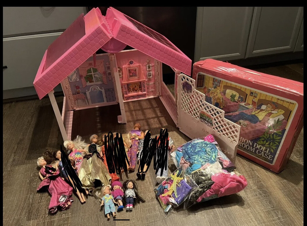 Anni 80 Foto Di Case Di Barbie Armadio Porta Barbie Fai Da Te