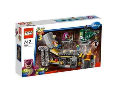Lego Toy Story 7596 Trash Compactor Escape Lotso Hamm Woody