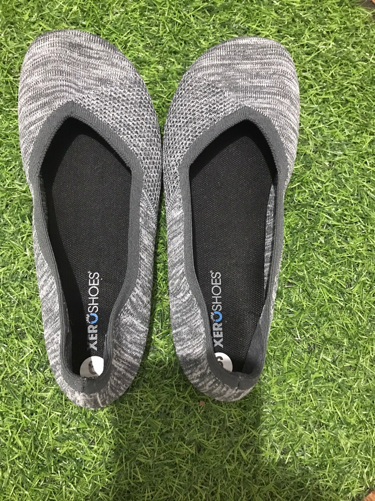 Xero Shoes Womens Phoenix Salt Pepper Knit Ballet Flats Minimalist Comfy 9NWOT eBay