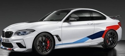Genuine BMW M Performance F87 M2 Foil Wrap Decal Kit M Tri Color Motorsport