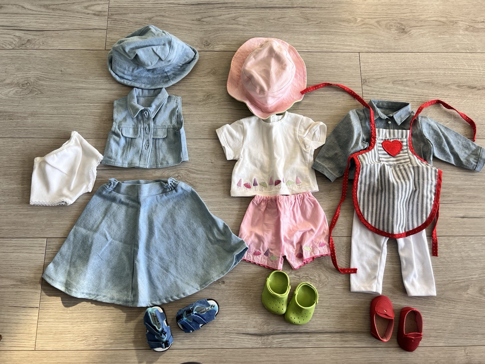 For 18&rdquo; American Girl Doll  Lot Of 3 Spring Summer