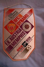Fußb.Wimpel DDR OL vom BFC Dynamo Berlin-F.K. Austria Wien 1985-EC Landesmeister