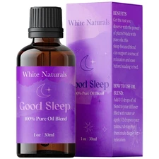 White Naturals Better Night Sleep Essential Oil Blend – Calming Aromatherapy ...