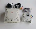 SEGA Dreamcast White US With Controller, Cables, & New Clock Battery