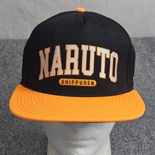 Y2K Naruto Shippuden Collection Hat Black Orange Cap Anime 20th Anniversary