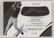 2018 Immaculate Rookie Carbon Signatures 62/99 Nick Delmonico Nicky Auto lt0