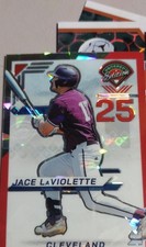 Jace LaViolette Red Ice Holo Ticket #69 2025 Panini Prospect Edition