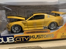 Jada Toys Dub City Kustoms Ford Mustang GTR Concept Blue W/white