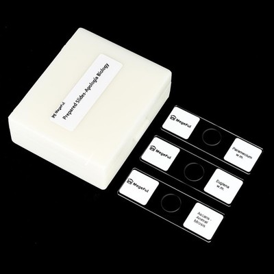 Prepared Microscope Slides for Apologia Biology Series, 16PCS Microscope Slid...