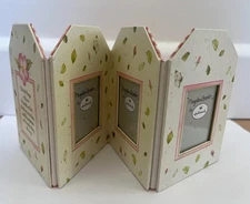 Vintage Hallmark Marjolein Bastin Triple 3 Photo Mini Frame 