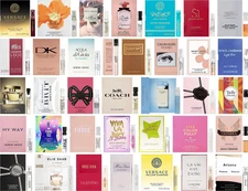 12 Pack Women's Designer Fragrance Sample Vials Travel Size Perfume Set