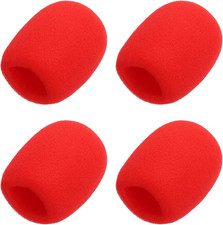 4pcs Microphone Foam Covers, 40mm 1.57" ID 10mm 0.39" Thickness Microphone W