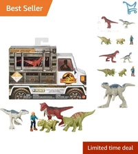 Jurassic World Mini Dino & Human Collection Clash Pack Toy Set