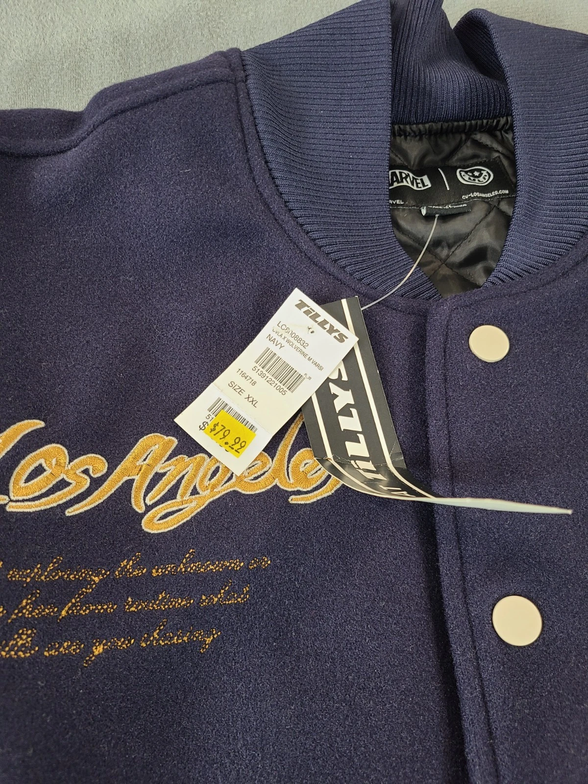 CVLA x Marvel Wolverine Varsity Jacket  Men's