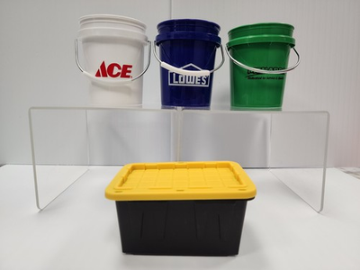 #ad Menards ACE Hardware Lowes Mini Bucket Teeny Tote 4 Pack 4in Tall HTF $28.99