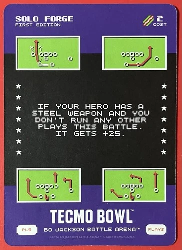 2026 BO JACKSON BATTLE ARENA TECMO BOWL SOLO FORGE PL5 PLAYS SSP