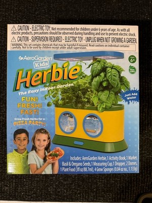 AeroGarden Kids Herbie Indoor Garden Kit Educational Science Ages 6+ 2023