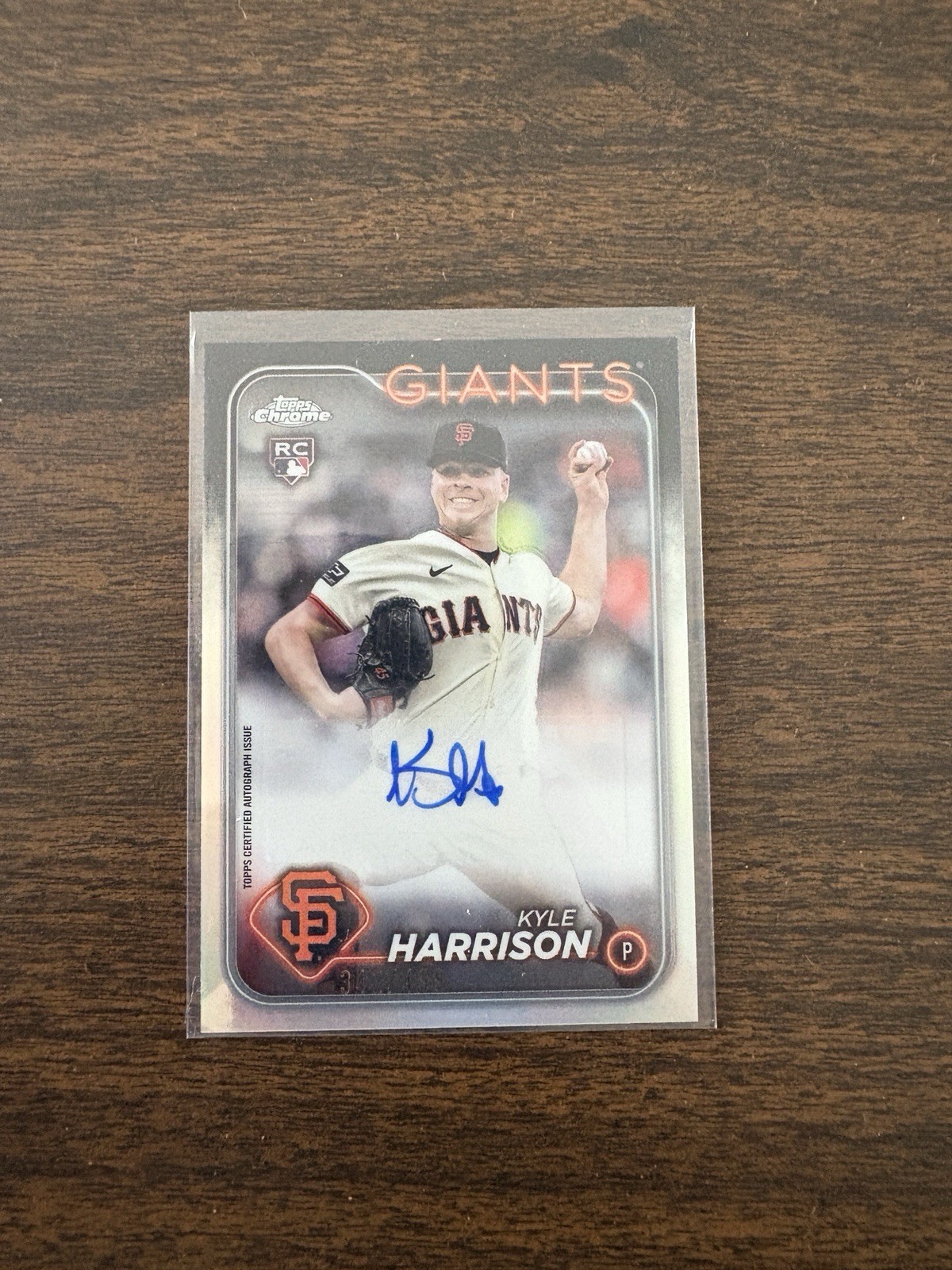 2024 Topps Chrome Update Kyle Harrison RC Refractor Auto /499 #AC-KH