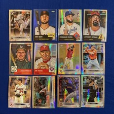 2022 Topps Chrome Baseball Prism Refractor Lot – 22 Cards – RCs – Blue Prisms