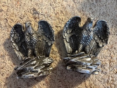 Eagle Book Ends 6 Inch (Broken: See Description)