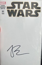 Star Wars JOEL EDGERTON SIGNED Blank Sketch Comic Book - VIDEO PROOF