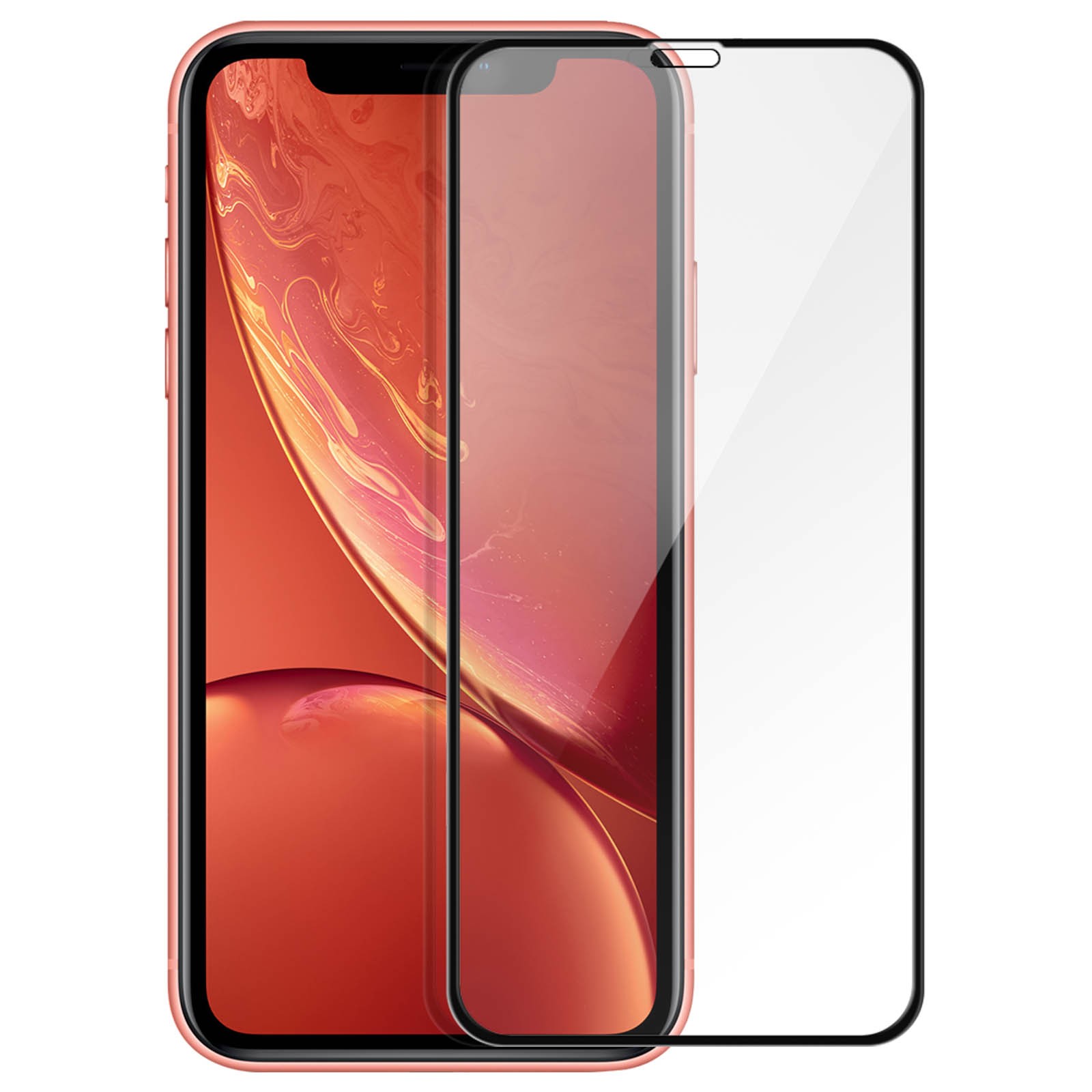 Protection écran iPhone XR en verre trempé pour éviter les rayures de clés