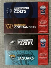 BOTH NFL LONDON GAMES 2026 COLTS v COMMANDERS & EAGLES v JAGUARS Programmes New