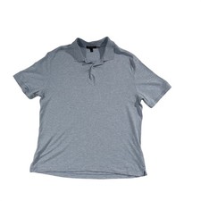 Banana Republic Mens large Luxury Touch Performance Polo Shirt Light Blue