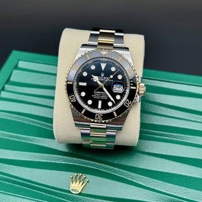 Rolex Submariner Date, NEUWERTIG, 126613LN Stahl/Gold 18k Box & Papiere, 12/2025